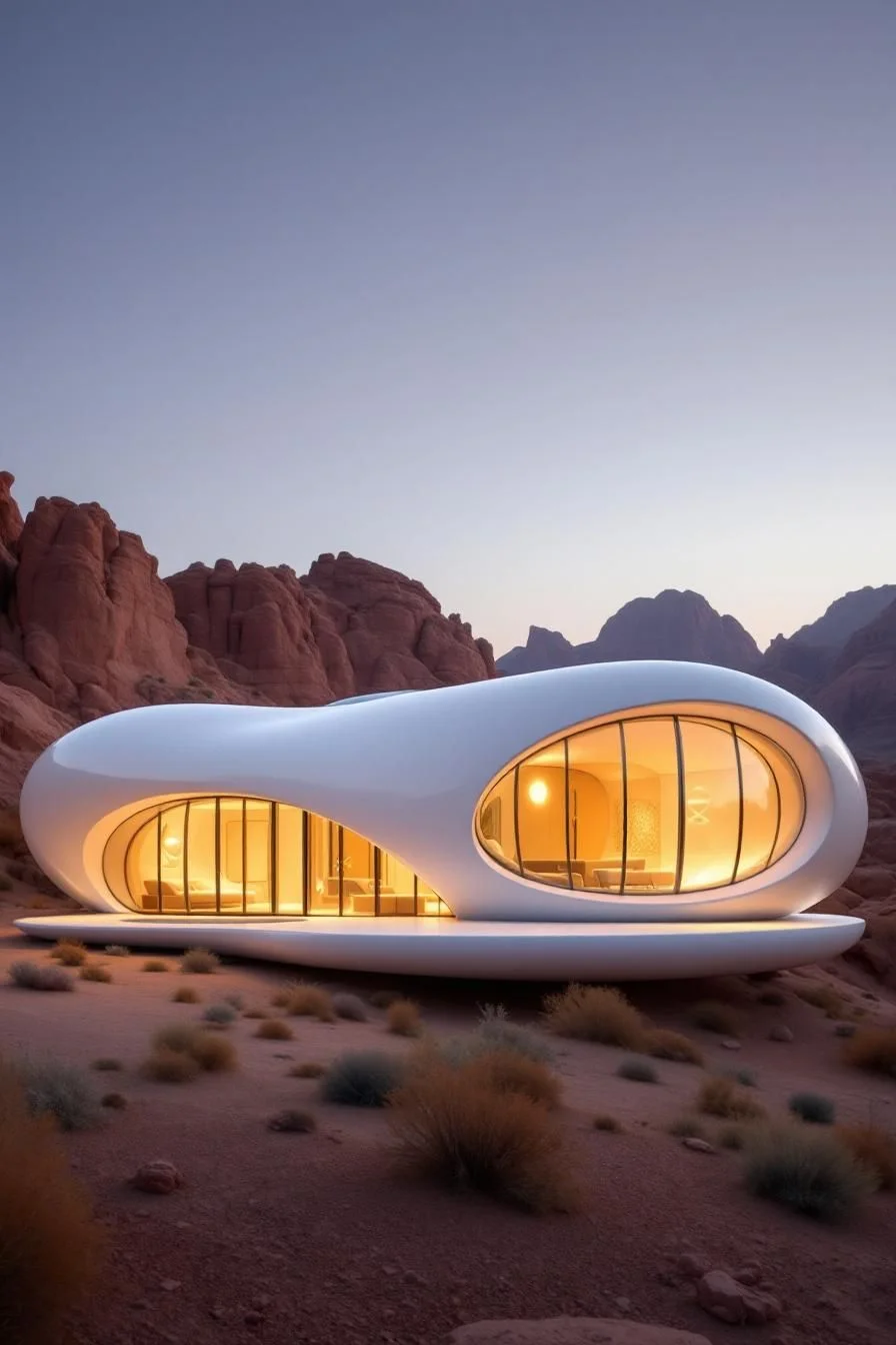 An Intergalactic Igloo Rising From the Desert