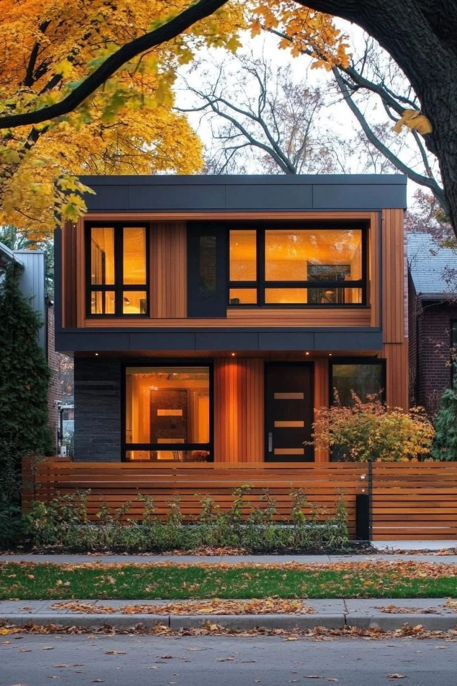 A Cozy Modern Cube in Timber