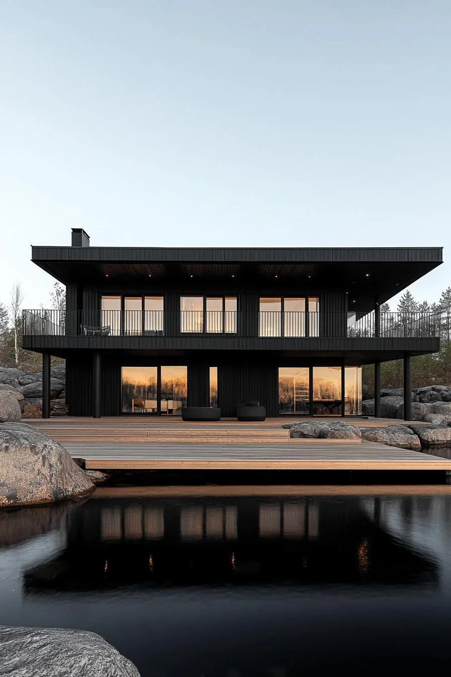 Sleek Build at the Water's Edge