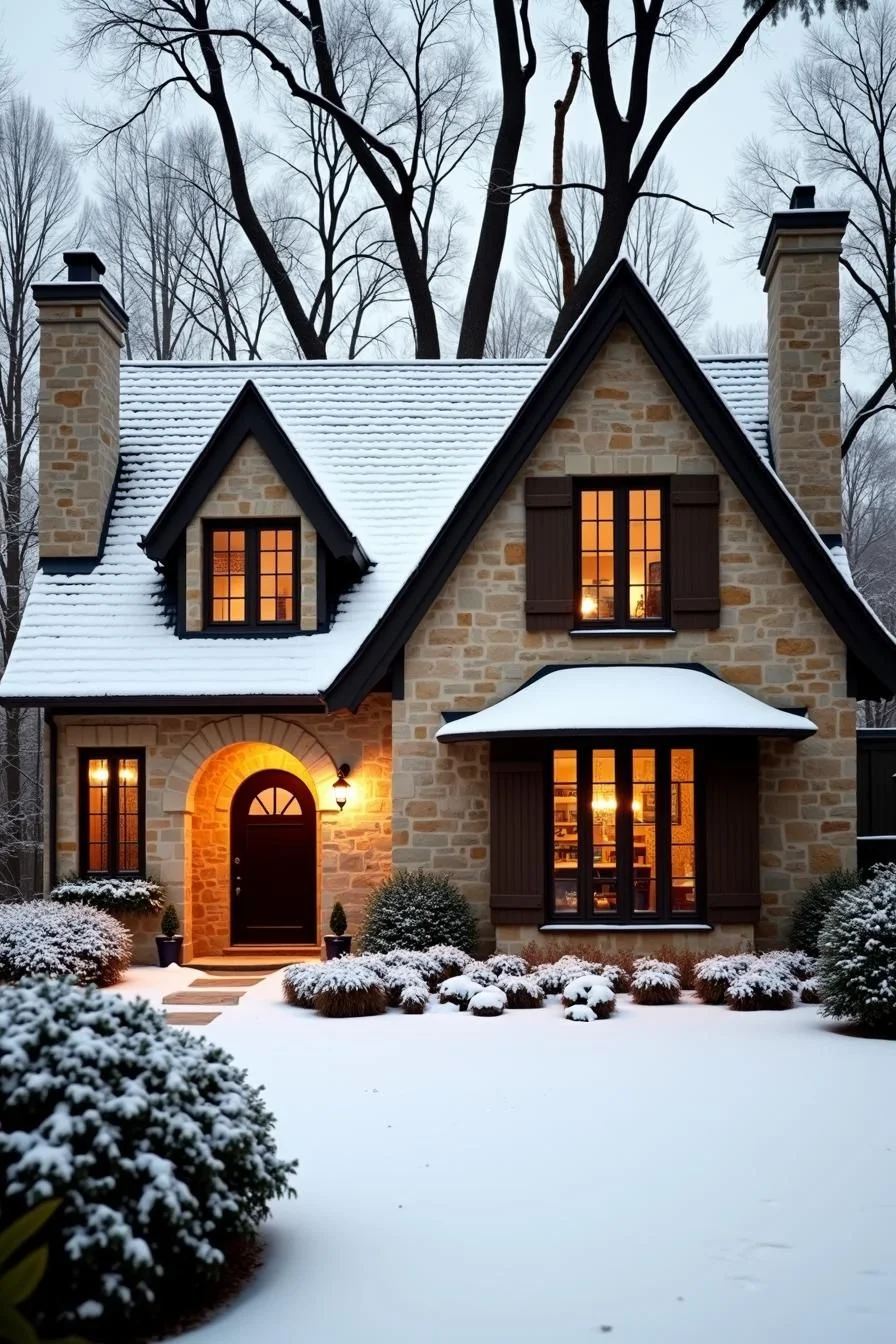 Frosty Gabled Cottage