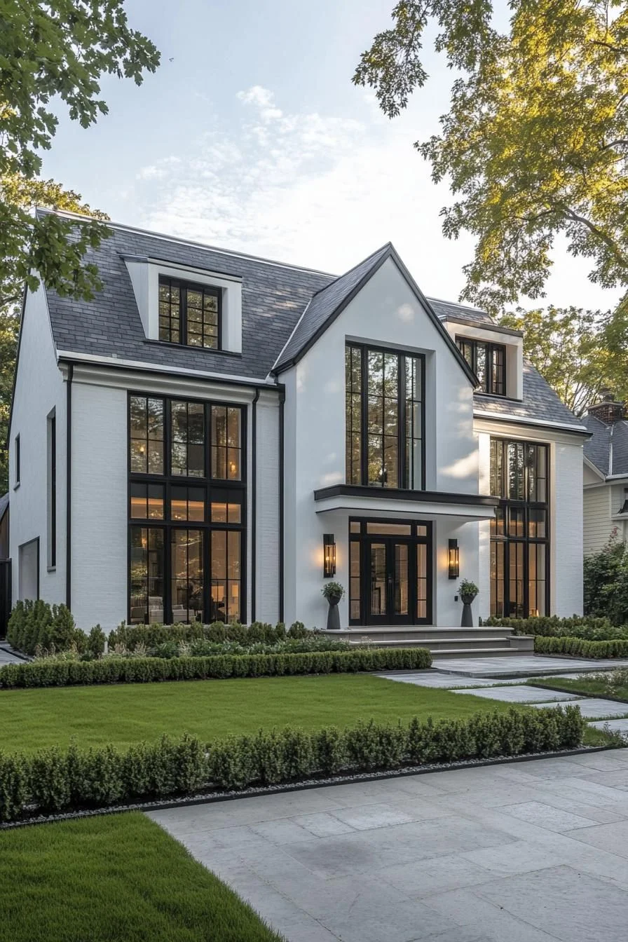 Classic Style Built Around Its Gables