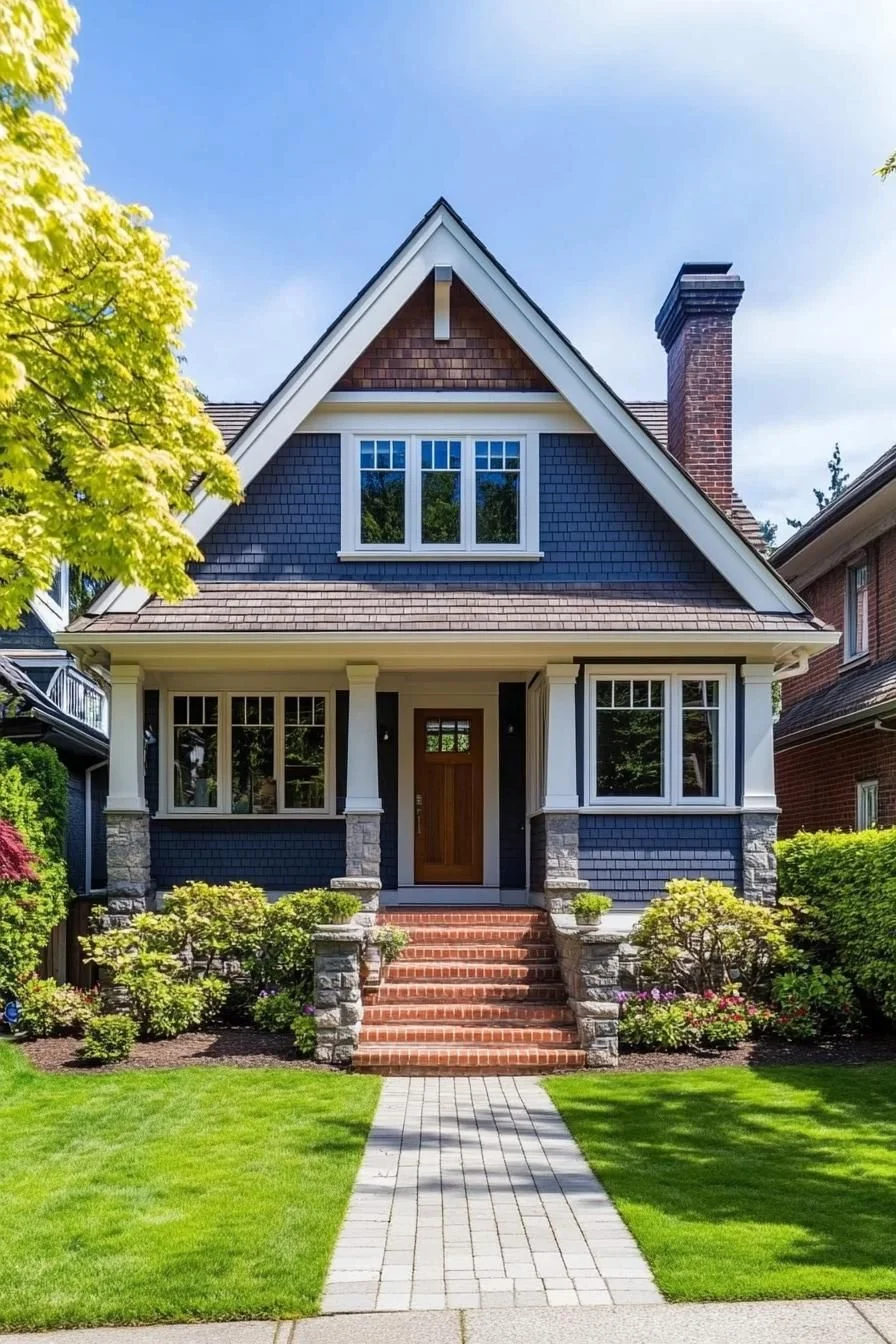 A Brick-Trimmed Coastal Cottage