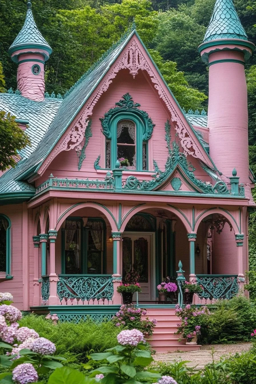 A Candy-Colored Fairytale House