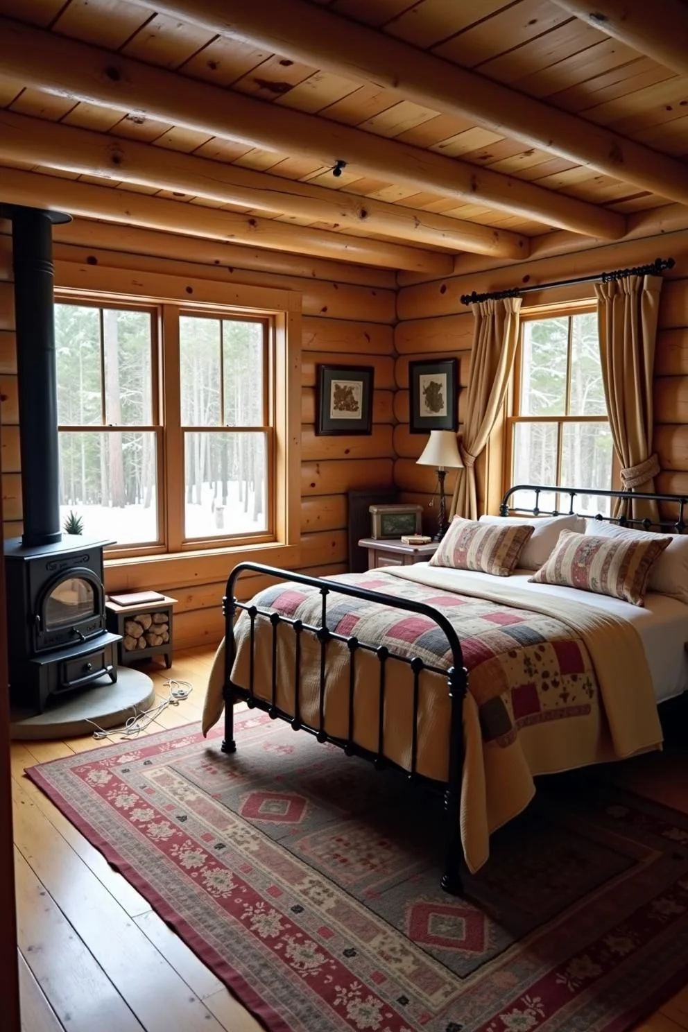 A Timber Spot for a Winter Nap