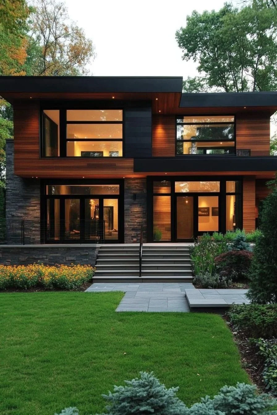 A Suburban Hideout Wrapped in Glass