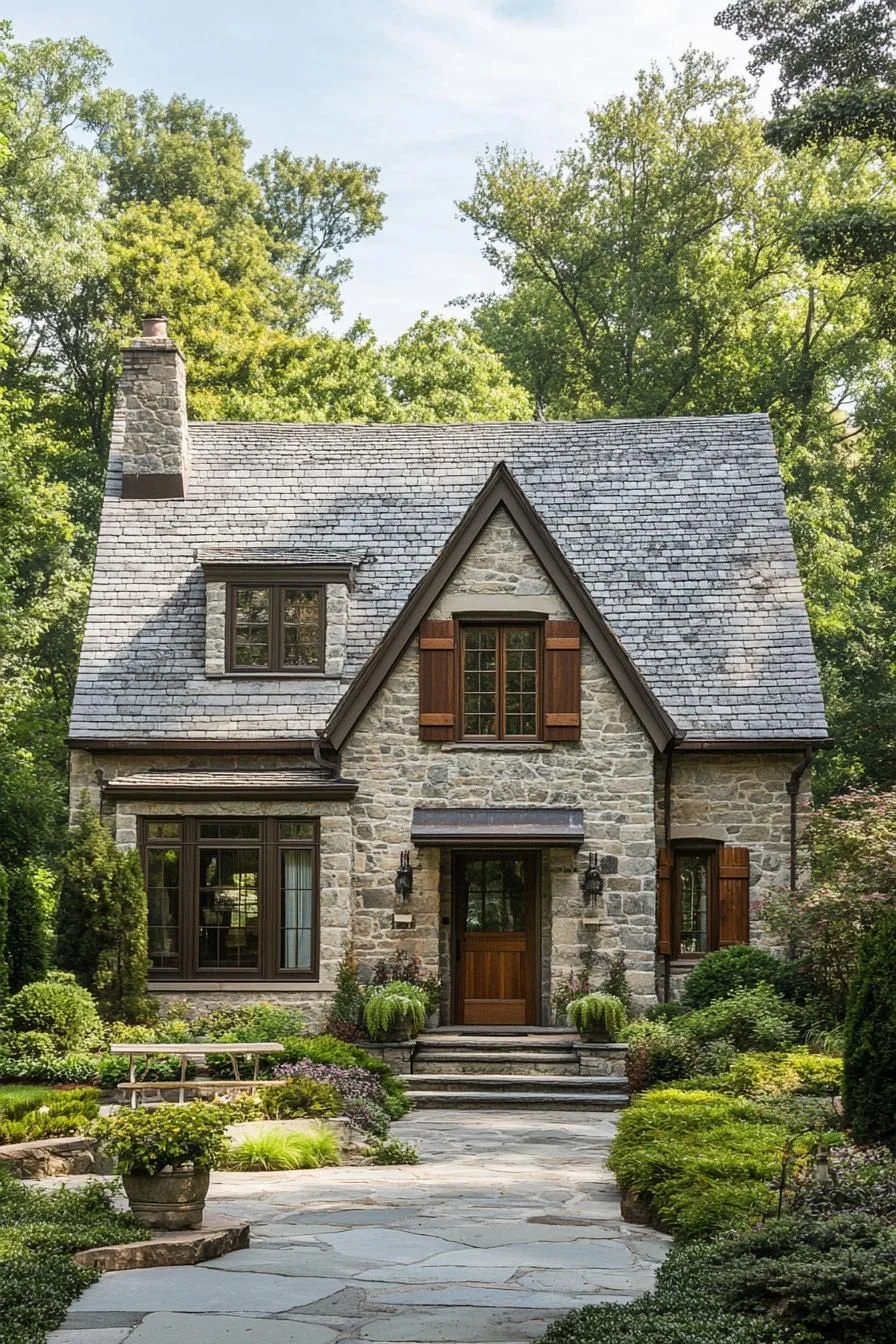 Charming Stone Cottage with an Aged Look