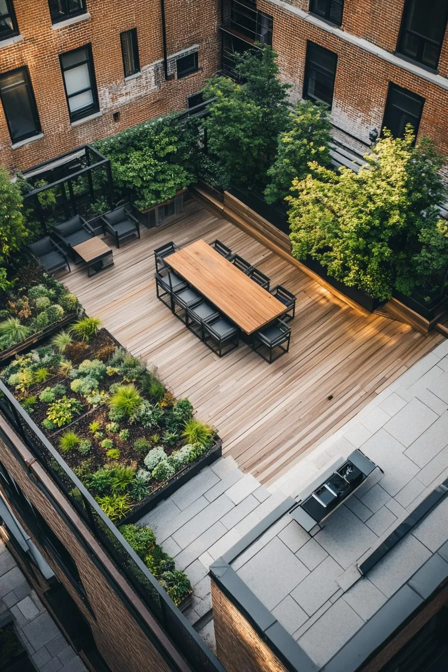 Stylish Urban Rooftop Escape
