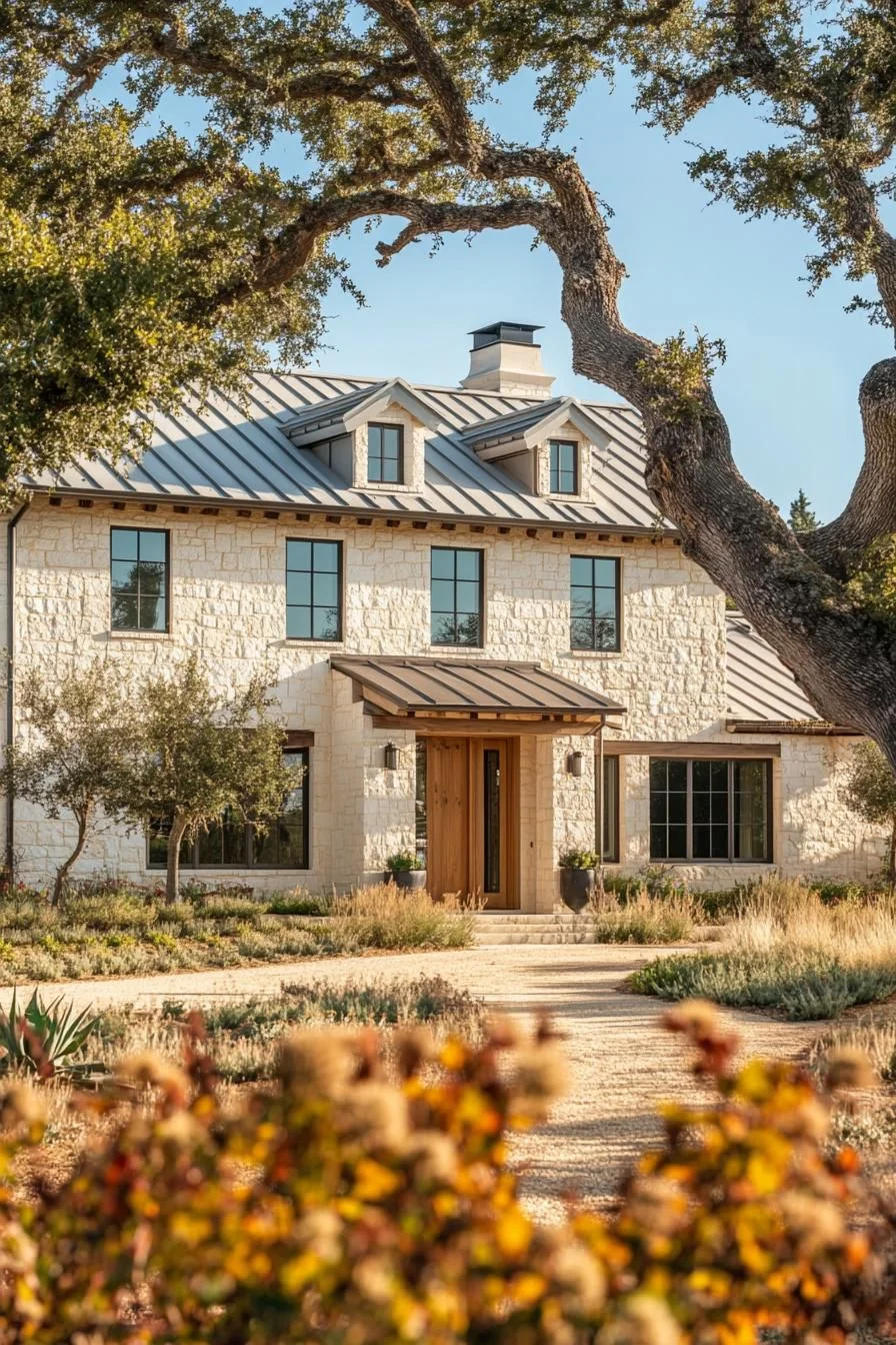 A Sun-Kissed Stone Farmhouse Storybook Home