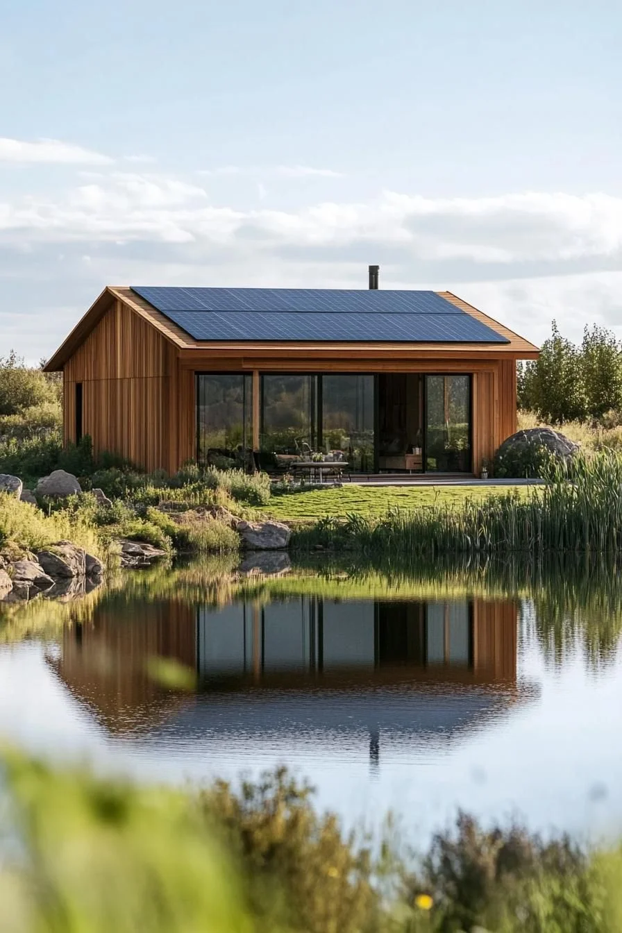 Solar-Powered Timber Cabin Living - photo 3