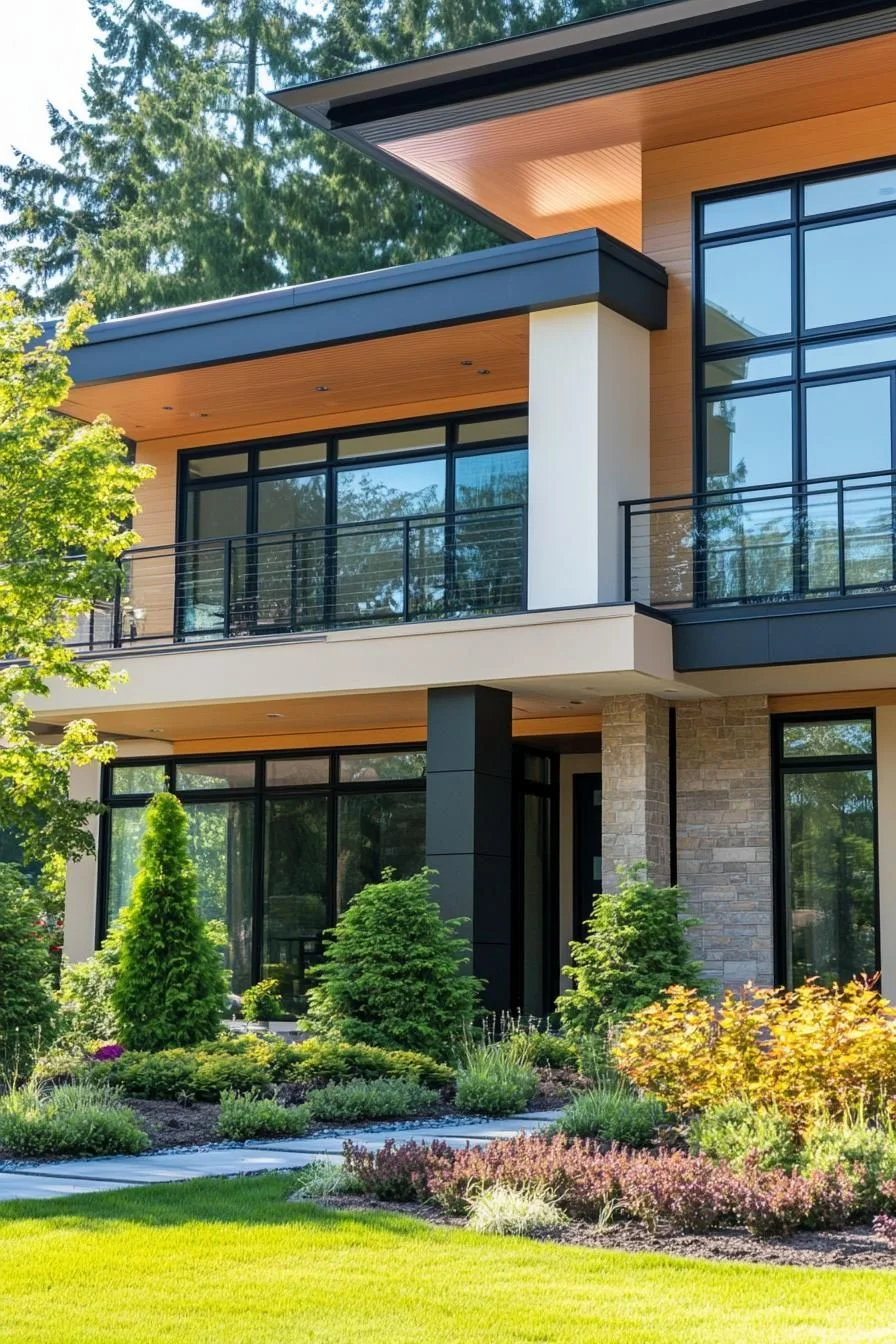 Sleek Modern Abode Nestled in Nature