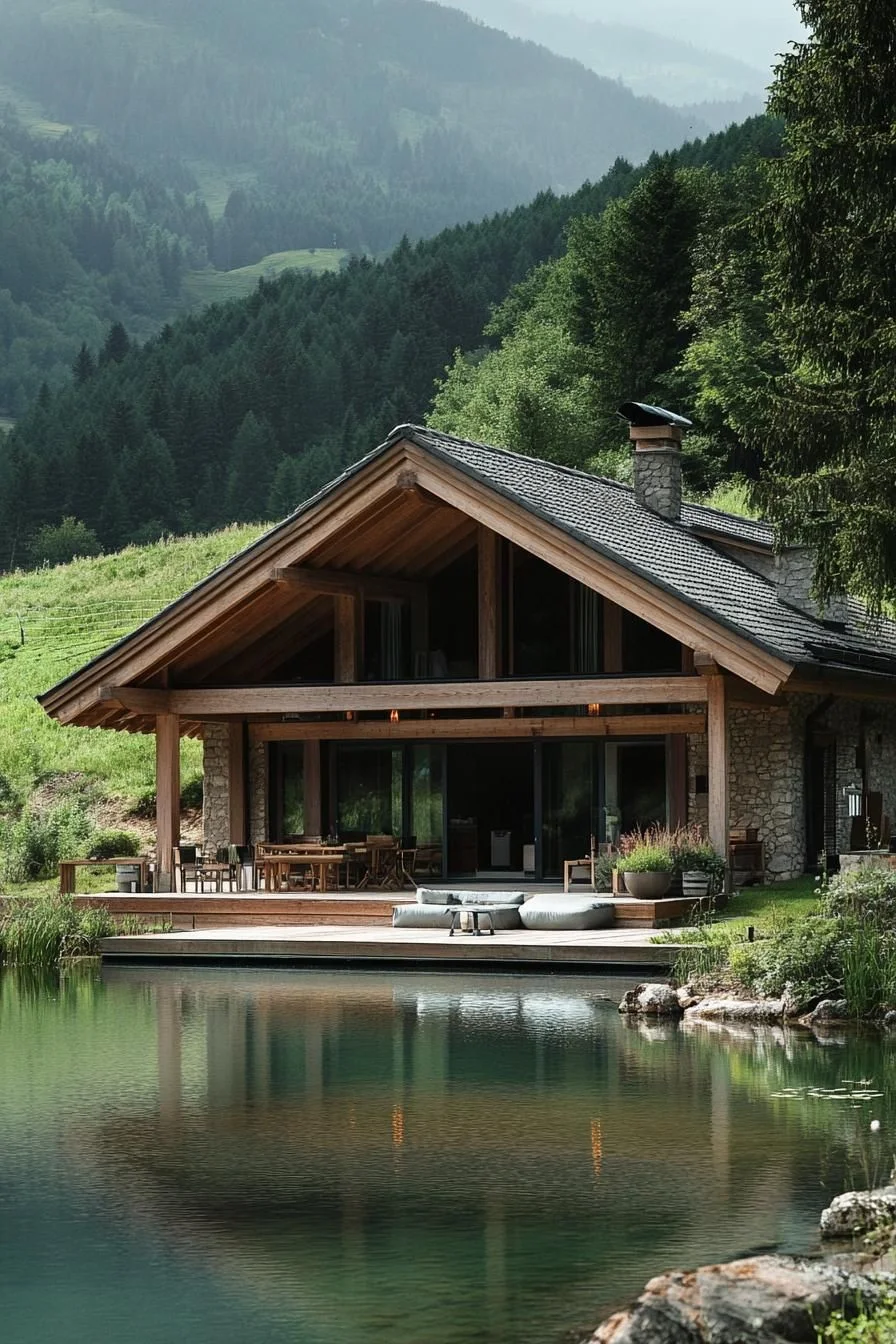 Overhanging Eaves With Exposed Rafters - photo 3