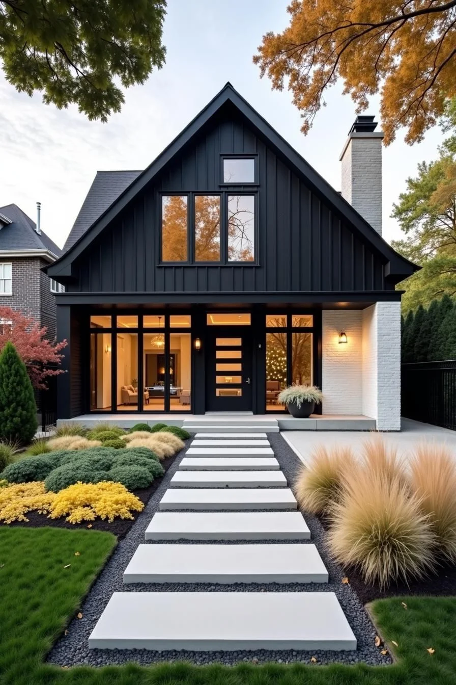A Dark-Draped Dream Home