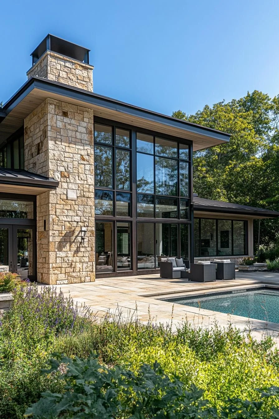 Grand Stone and Glass Oasis