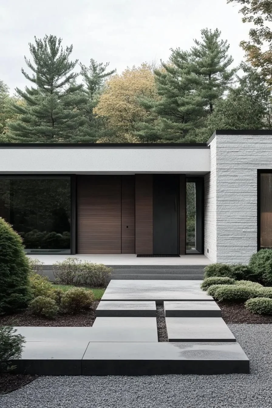 A Modern Zen Block in Quiet Greenery
