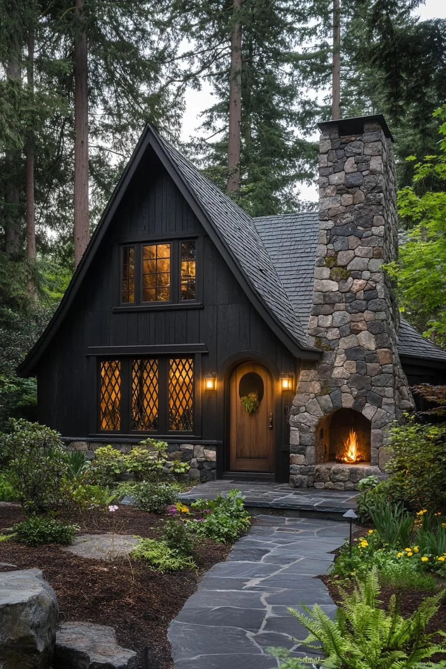 A Cozy A-Frame Hearth Retreat
