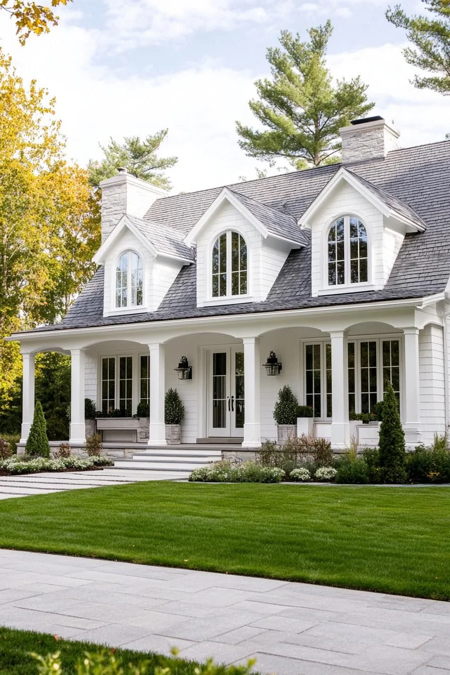 Crisp Facade With Classic Style