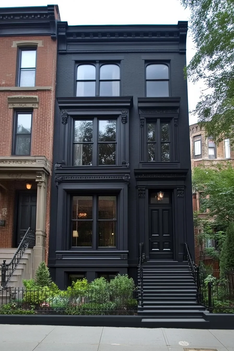 A Raven Residence With Chic Flair