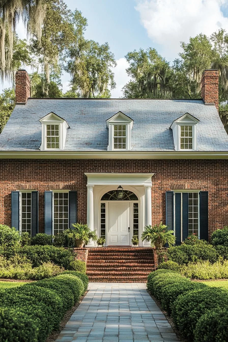 Red Brick Design With Classic Details
