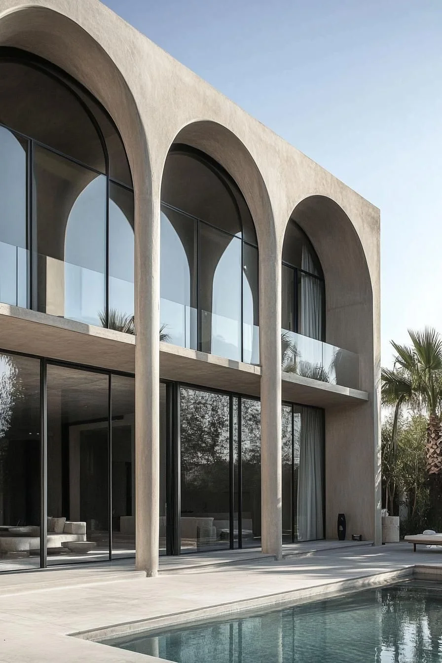 Graceful Arches in a Sunlit Retreat