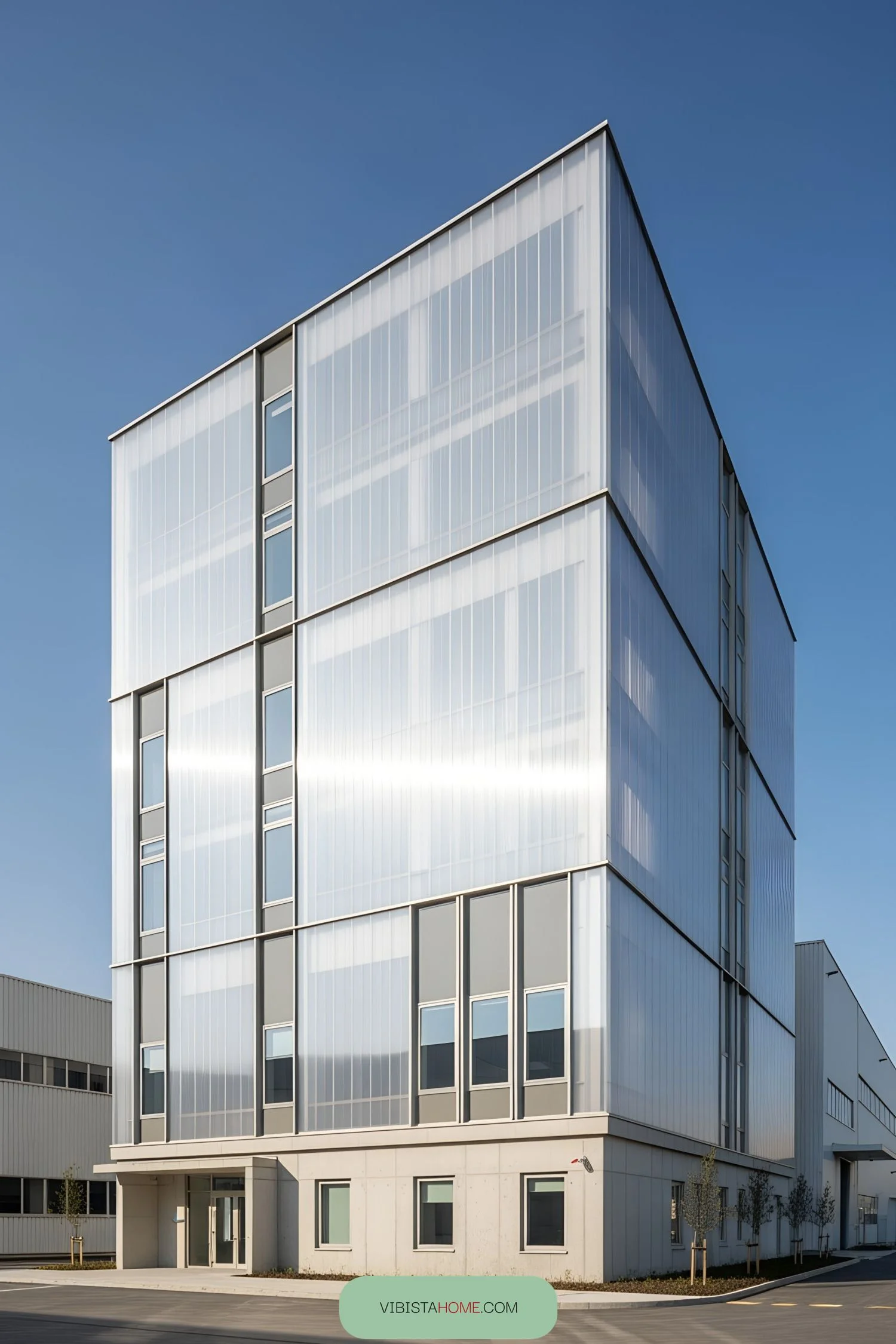 Glass Towers in Factory Design