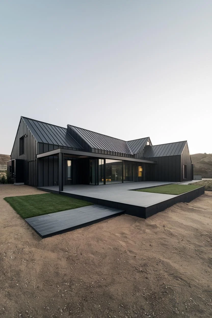 A Chic Home Under Midnight Skies