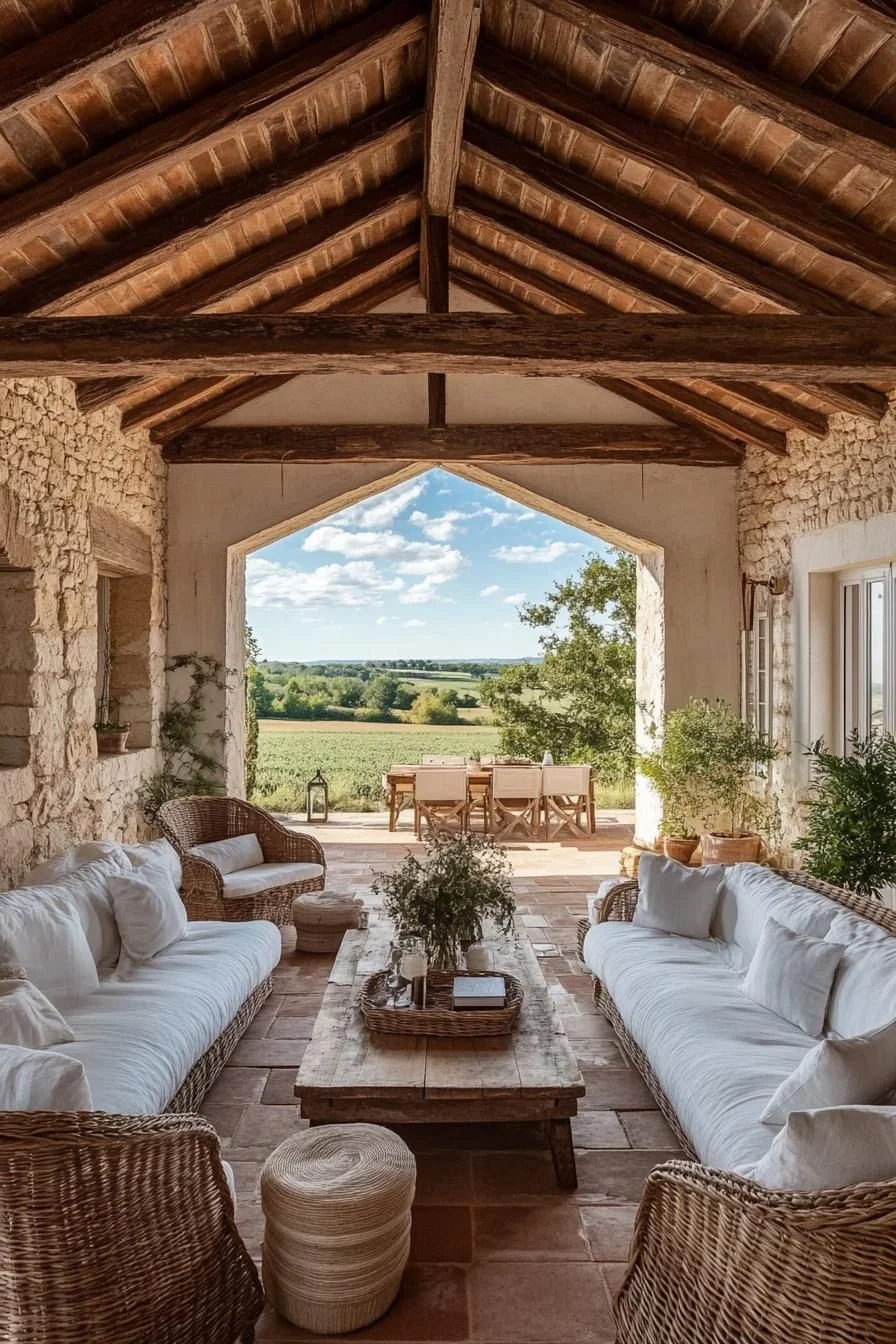 Outdoor Oasis: A Rustic Patio Delight