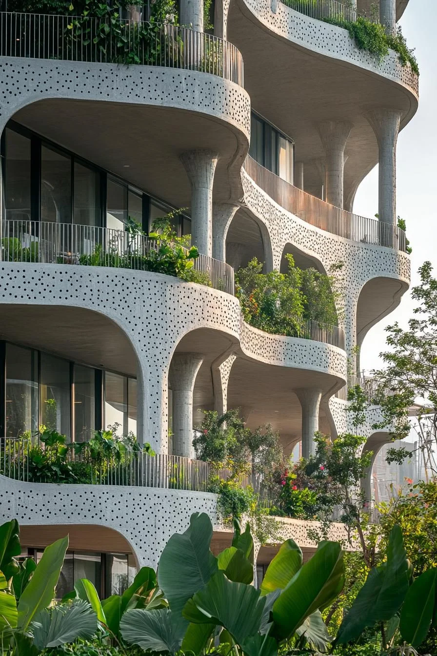 Curved Canopies Rooted in Nature