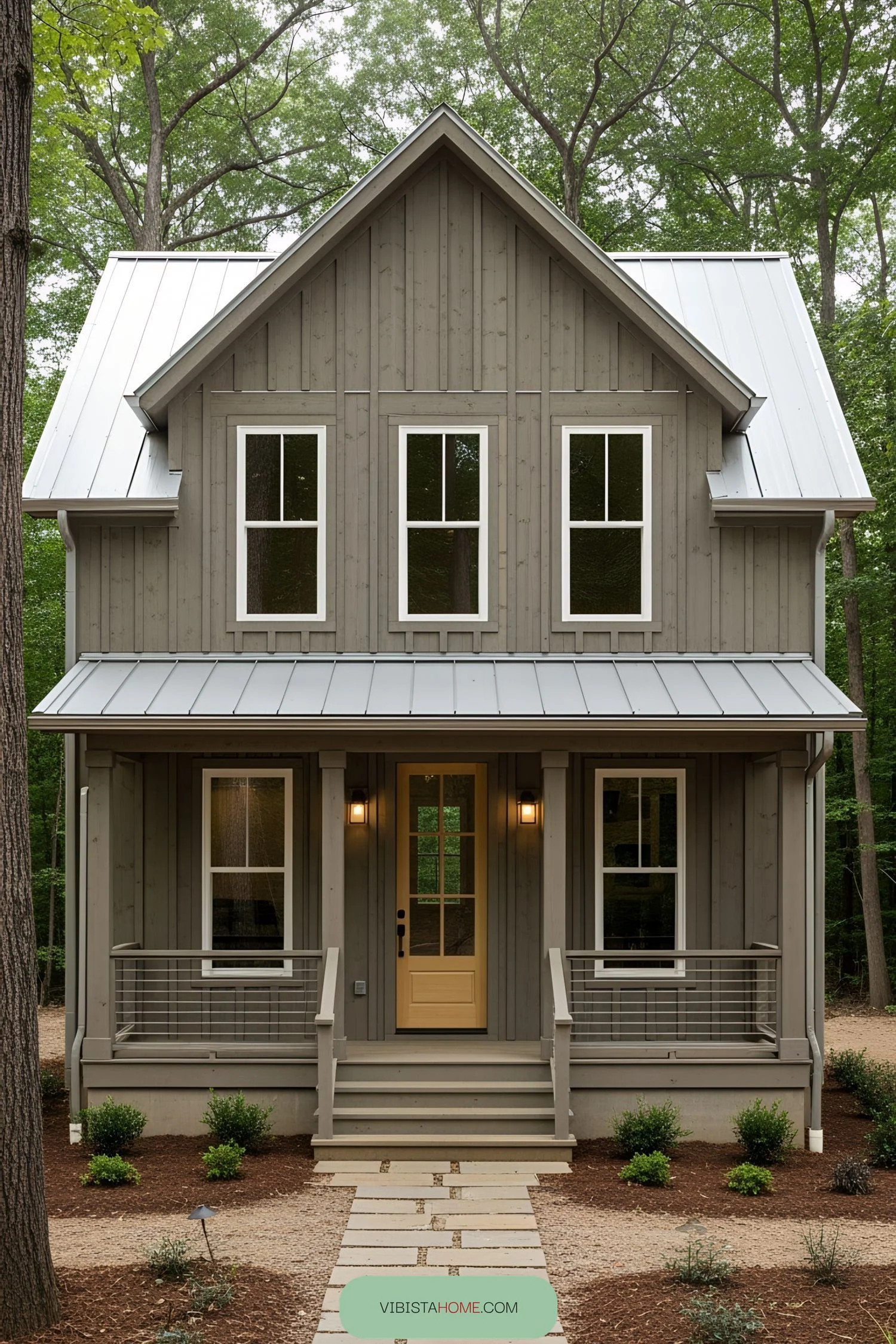 Cozy Homestead in a Gray Pine Forest