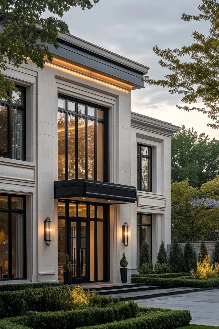 Elegant Manor With Modern Lines