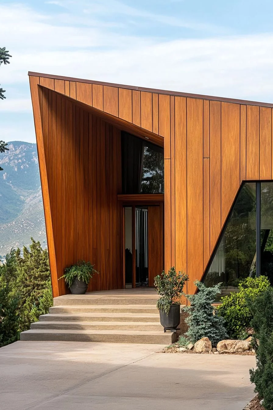 Geometric Wood Paneling