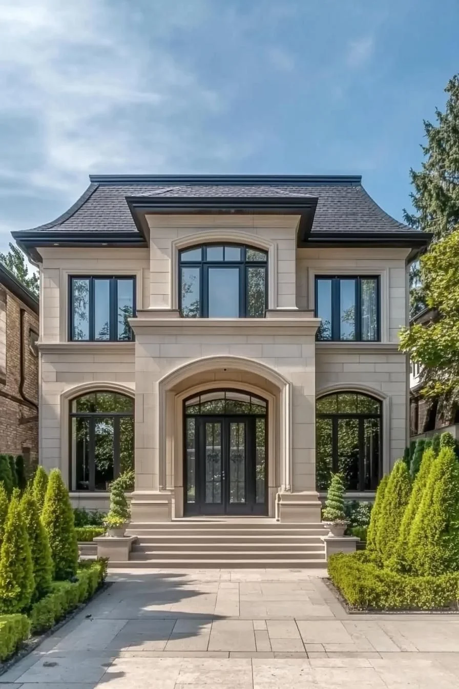 Modern Neoclassical Charm with a Playful Edge