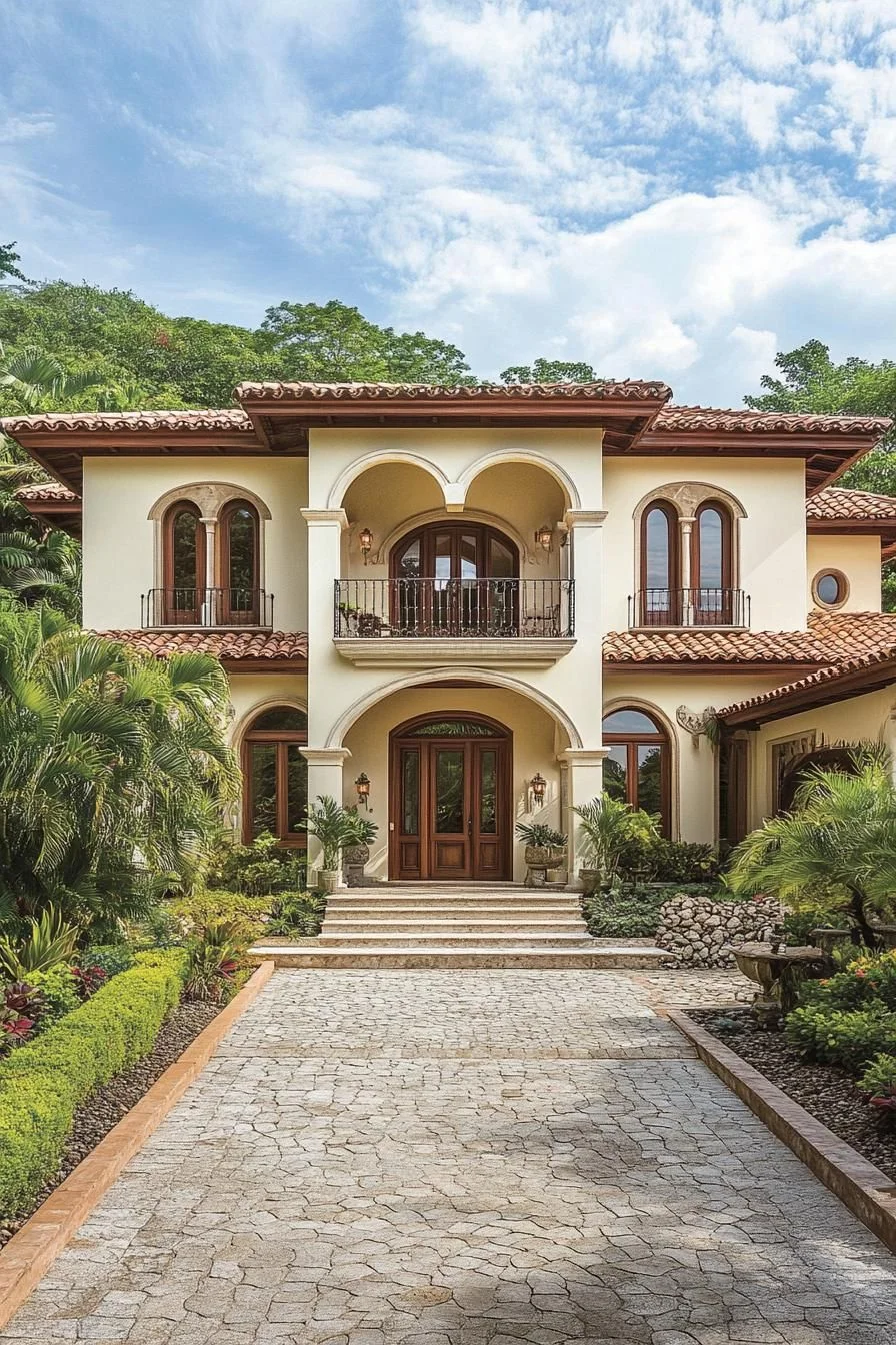 A Mediterranean Villa Built on Archways