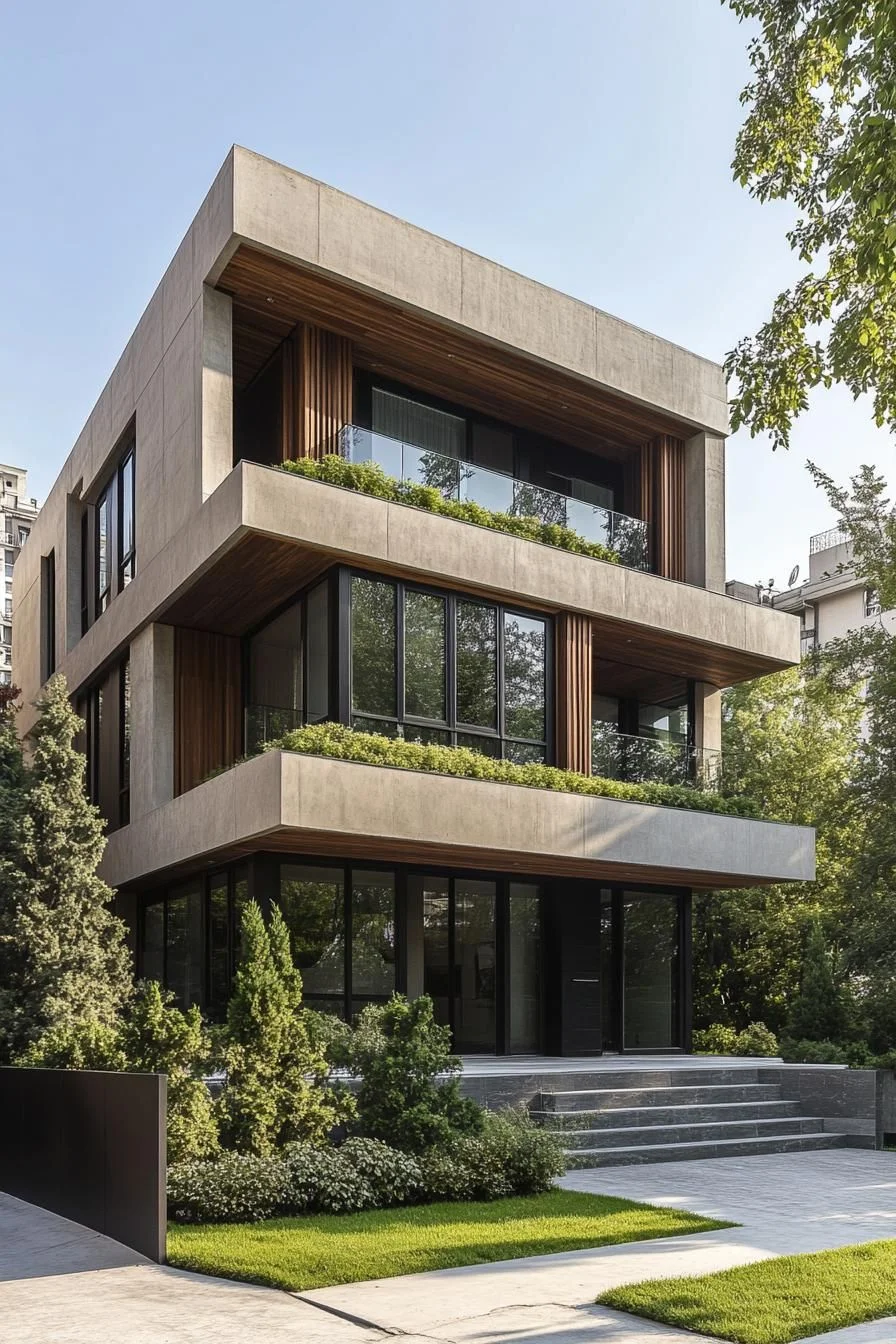 A Concrete Cube Among the Trees
