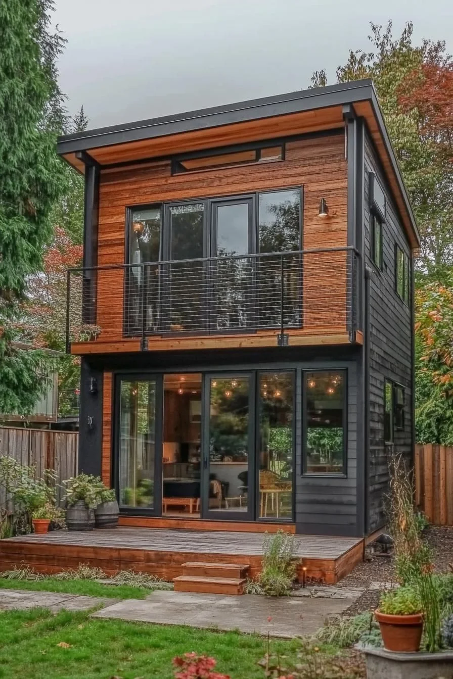 3) A Modern Hideaway Tucked in the Forest