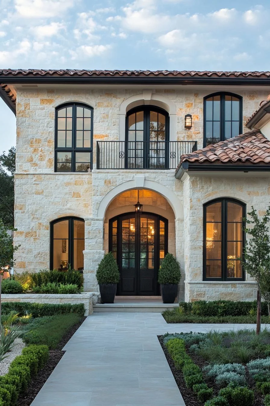 Mediterranean Style With Arched Doorways