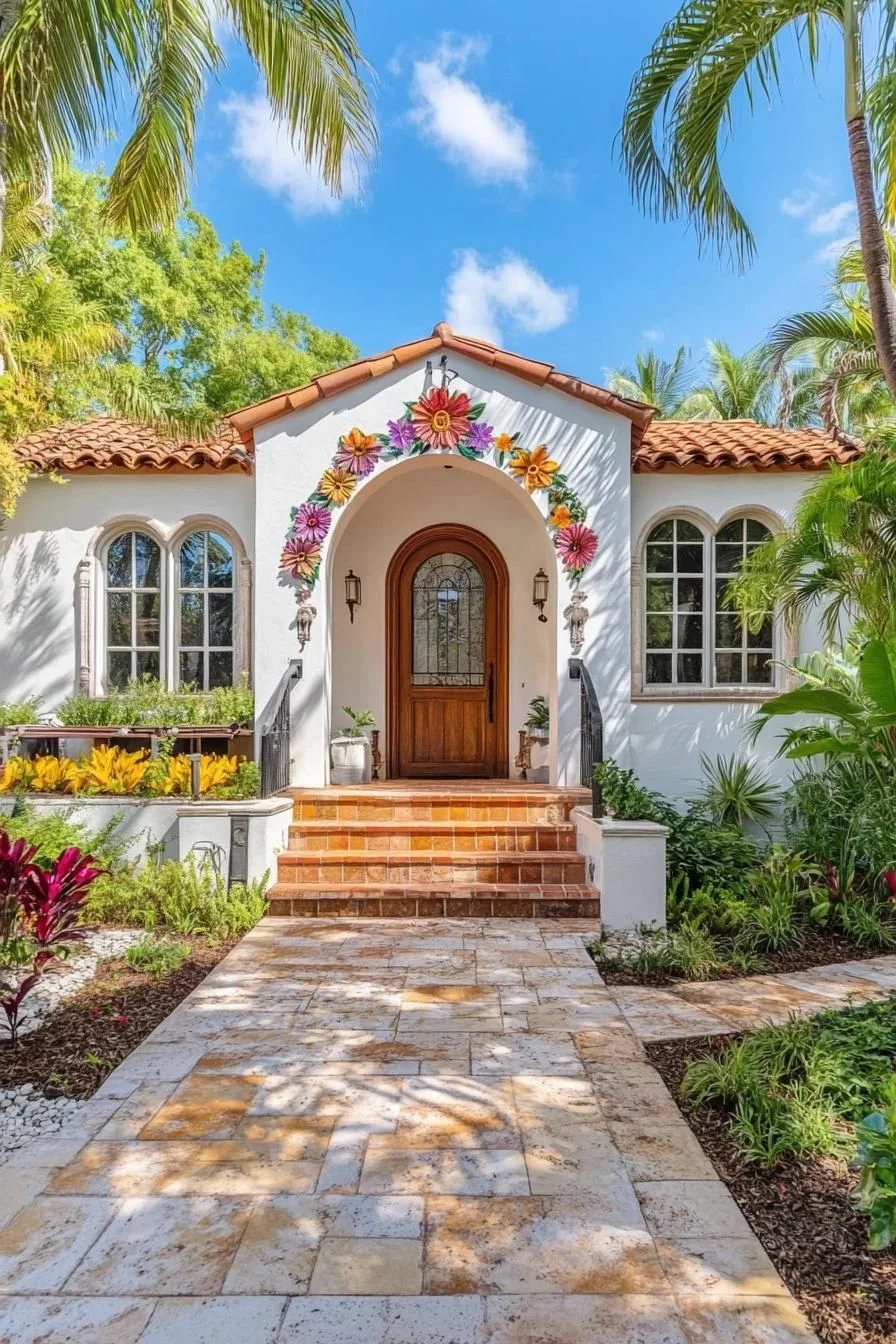 A Floral Archway Delight, Spanish Fiesta Style