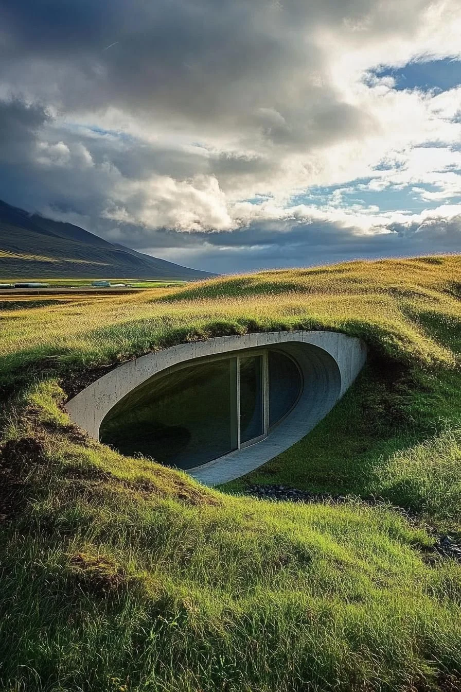 A Modern Take on the Hobbit Home