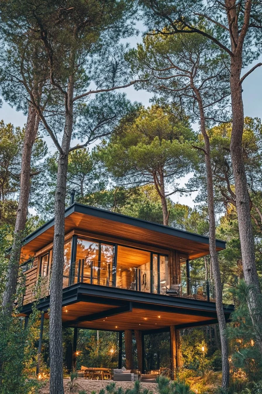 Treehouse-Style Timber Cabin Retreat - photo 4