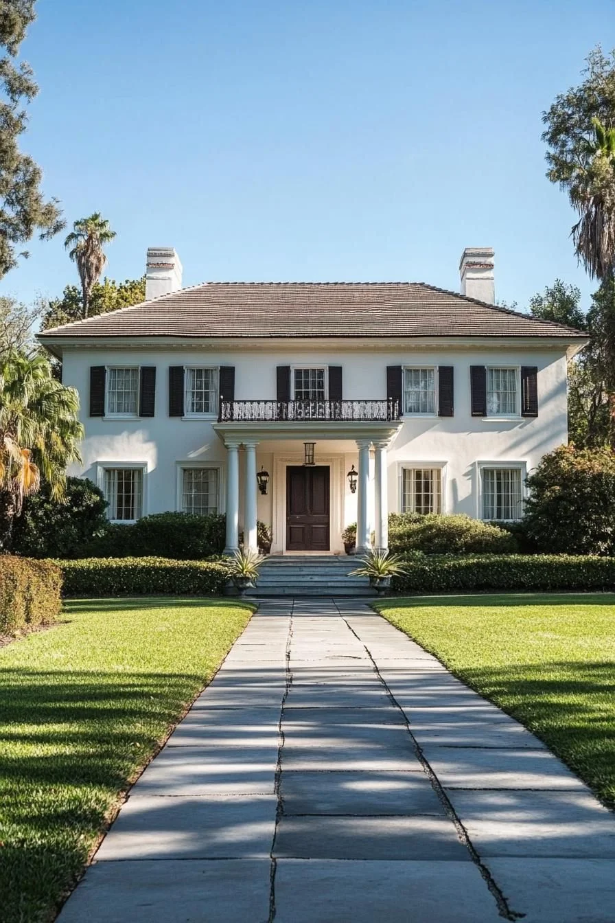 A Graceful Colonial Home in the Sun