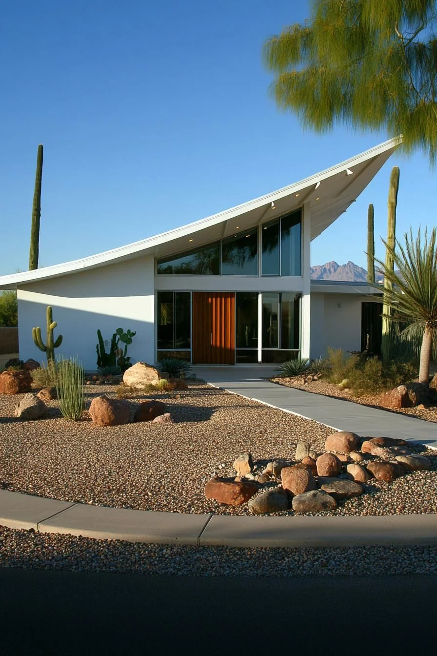 Clean Lines Set Against the Desert