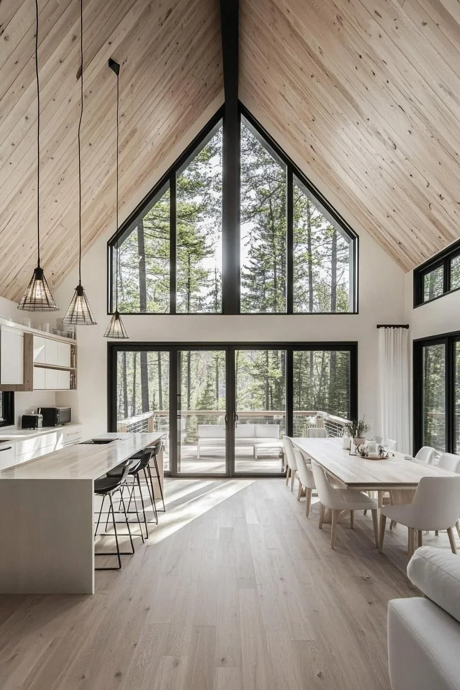 A Mountain A-Frame Cabin Retreat