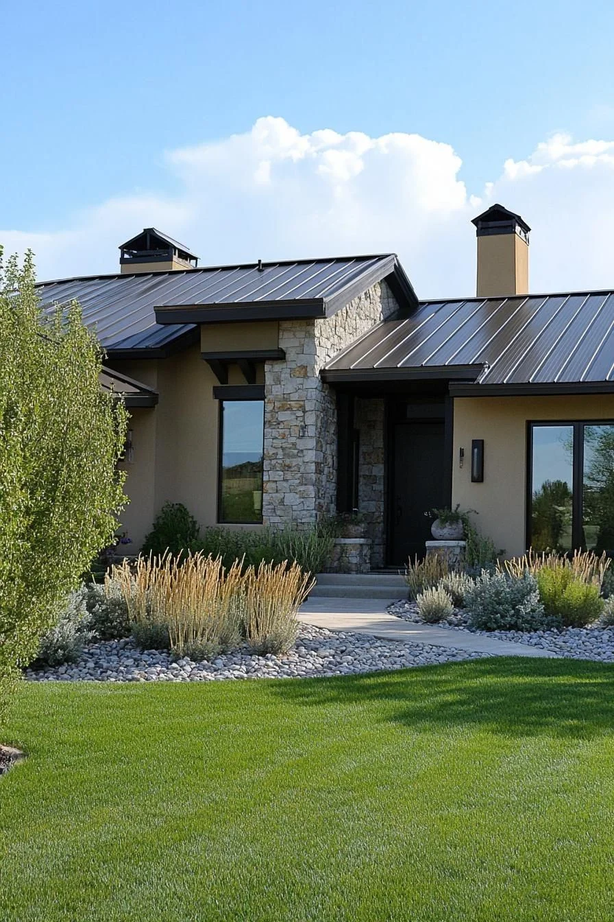 Stone and Stucco Bring Quiet Style