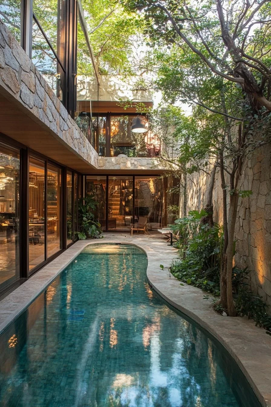 Natural Stone Lagoon-Style Pool - photo 4