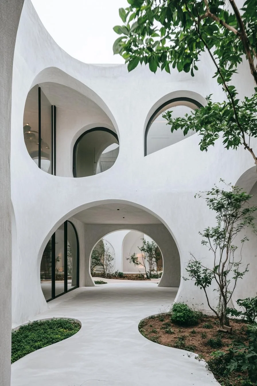 Arch Design With a Green Accent