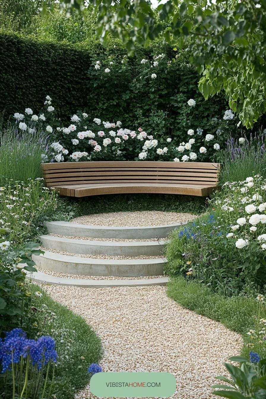 Blossoming Bench at Hidden Brookes