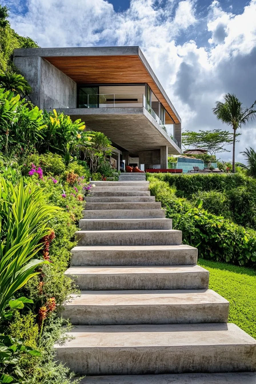 Perched Slope House Paradise