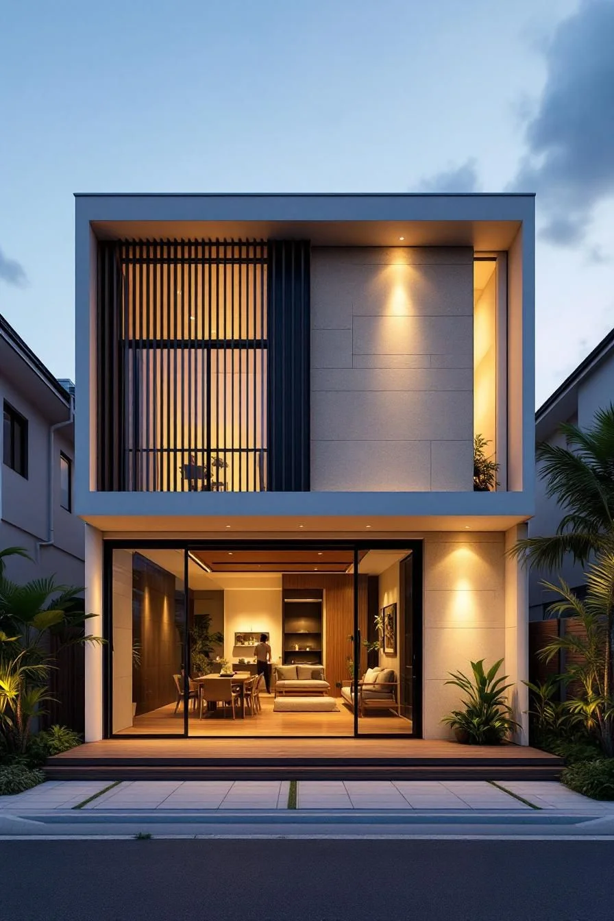 A Geometric Contemporary Thai Home