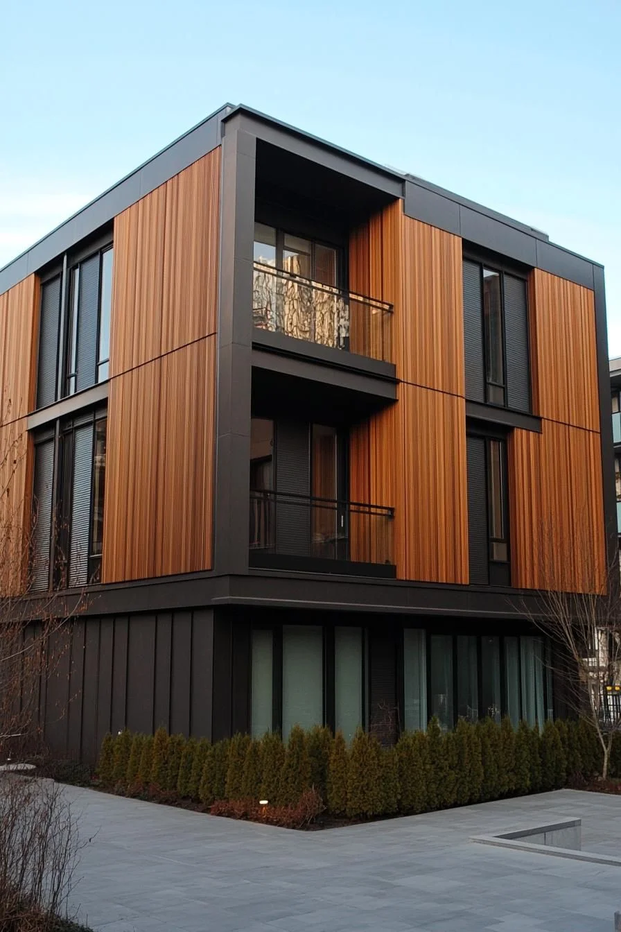 Luxury Timber Cladding Facade