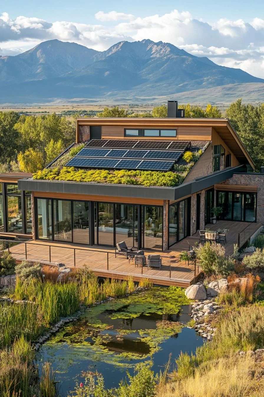 A Green-Powered House with Style