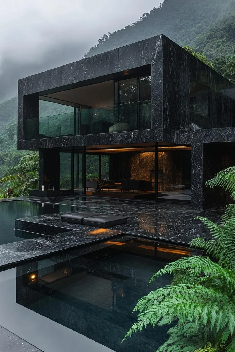 A Bold Cube Villa in the Mountains
